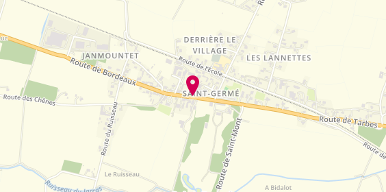 Plan de CLAVE Serge, Route de la Gare, 32400 Saint-Germé