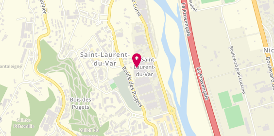 Plan de THERMICONFORT, Plomberie, Chauffage, Climatisation, 7 Allée des Miroitiers, 06700 Saint-Laurent-du-Var