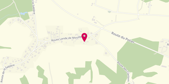 Plan de DOUET Denis, 612 Route Lande de Mouillerat, 40180 Rivière-Saas-et-Gourby