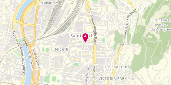 Plan de Chris'Elec Services, 10 Rue Acchiardi de Saint-Léger, 06300 Nice