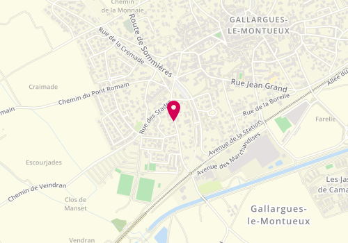 Plan de Chattelard, 5 Rue Folco de Baroncelli, 30660 Gallargues-le-Montueux
