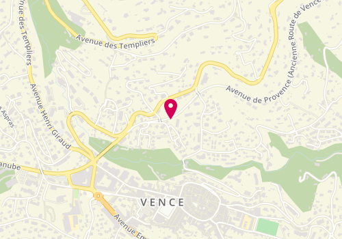 Plan de LOCICERO Pierre, Bât Les Palmiers C2 232 Avenue Provence, 06140 Vence