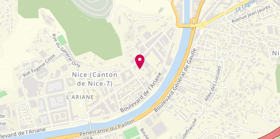 Plan de AIT-HADDA Mohamed, Mont Agel Bâtiment 2
Place de Eglise de l'Ariane, 06300 Nice