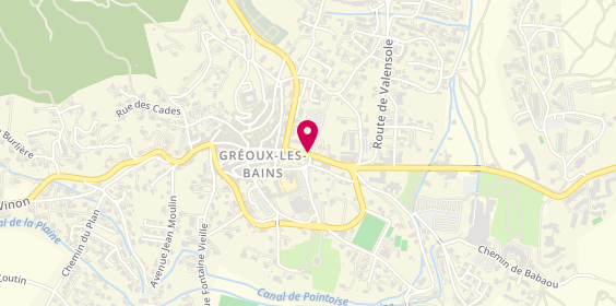 Plan de Gmv, 59 Chemin des Beaumes Résidence Les Roches Bleues, 04800 Gréoux-les-Bains