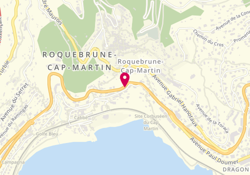 Plan de Le Confort Electrique Roquebrune Cap martin et Monaco, 130 avenue de la Côté d'Azur, 06190 Roquebrune-Cap-Martin