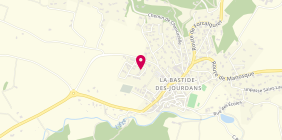 Plan de Artisan électricien dans le Pays d'Aix - Harmonie Électrique, Route de Vitrolles, 84240 La Bastide-des-Jourdans