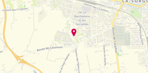 Plan de SAS Carbonnel Fabrice, 106 Chemin Guigues, 84800 L'Isle-sur-la-Sorgue