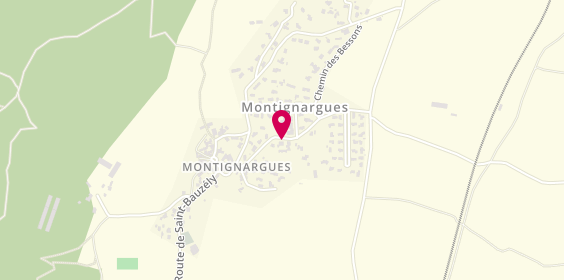 Plan de ALAMINOS Michel, Route Vieille, 30190 Montignargues