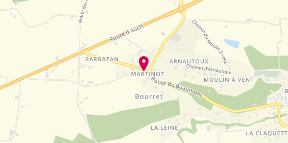 Plan de EIRL s'Elect 82, 1011 Route de Beaumont, 82700 Bourret