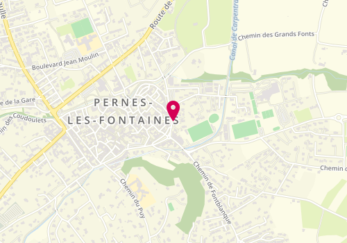 Plan de Se Lecocq, 66 Cours République, 84210 Pernes-les-Fontaines