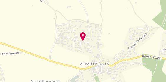 Plan de Atv Sagit, 58 chemin du Clos des Vaques, 30700 Arpaillargues-et-Aureillac