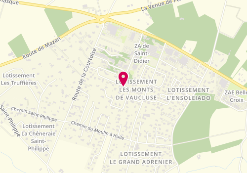 Plan de LECOMPTE Aurélien, 209 Chemin 9, 84210 Saint-Didier