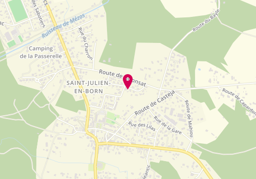 Plan de Soelec, 204 Rue des Géraniums, 40170 Saint-Julien-en-Born