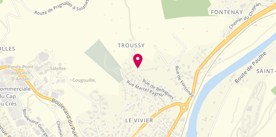 Plan de 2 AE Aveyron Aménagemt Electricité, 819 Rue Hauts du Vivier, 12100 Millau