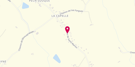 Plan de Blv Elec Lacombe EIRL, 2156 Route Saint Martin, 82300 Caussade