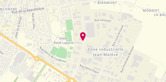 Plan de Spie Citynetworks, Zone Industrielle Jean Malèze
41 Rue Denis Papin, 47240 Bon-Encontre