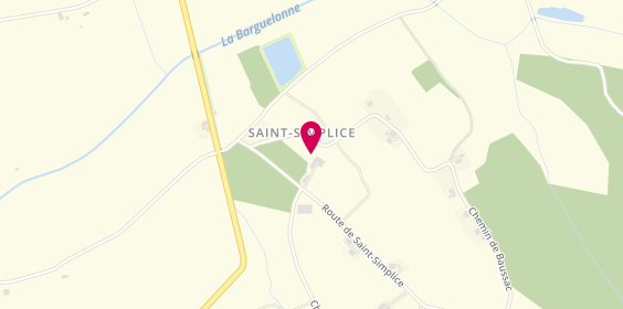 Plan de Antoine Reche, Saint Simplice, 82390 Durfort-Lacapelette