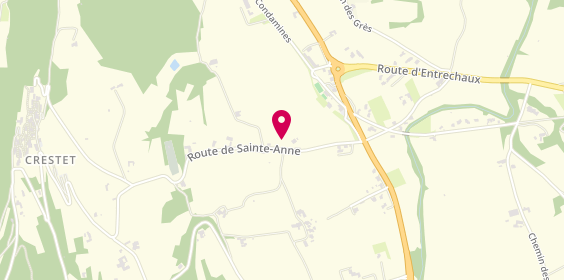 Plan de Bertet Eric, Route de Sainte Anne
Quartier Sodogne, 84110 Crestet