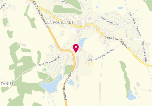 Plan de Tppm, 3 Chemin de Souloumiac, 12270 La Fouillade
