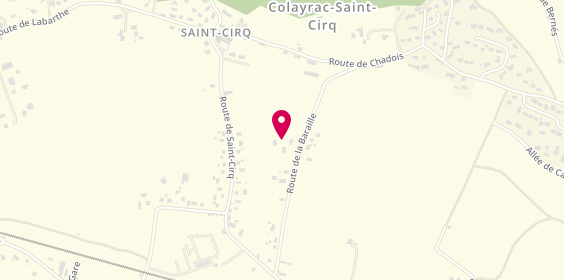 Plan de CANTO Pierric, 455 Route de la Baraille, 47450 Colayrac-Saint-Cirq