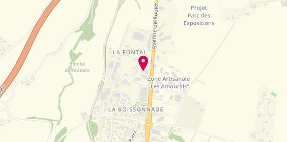 Plan de Gilles Truel Electricite, 271 avenue de Rodez, 12450 Luc-la-Primaube