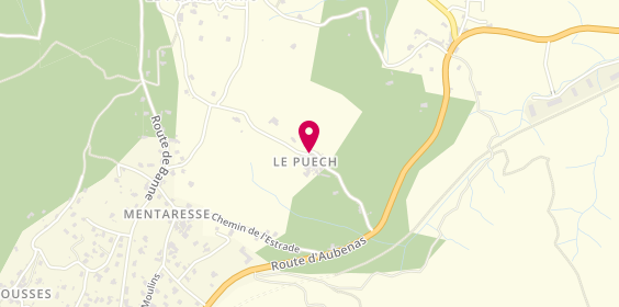 Plan de Marmey Electricite, Le Puech, 07460 Banne