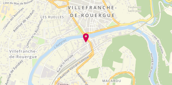 Plan de ANANIKIAN Arthur, 12 Place de la Republique, 12200 Villefranche-de-Rouergue