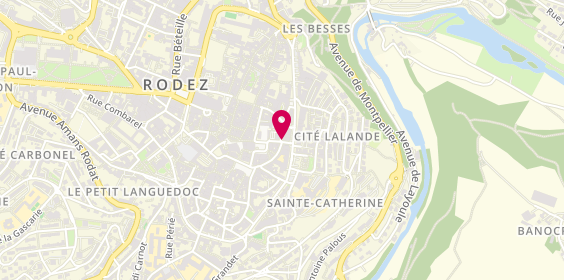 Plan de Adit Services, 9 Rue Camille Douls, 12000 Rodez