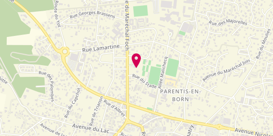 Plan de MARTIN Bruno, 46 Rue Jean Rameau, 40160 Parentis-en-Born