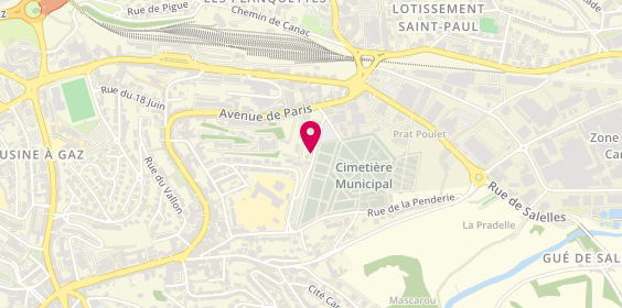Plan de COSTECALDE Arthur, Rue des Vieux Chênes, 12000 Rodez