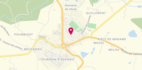Plan de BOYE Pascal, Cité Croix Daniel, 47370 Tournon-d'Agenais