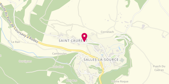 Plan de Telectec, Saint-Laurent, 12330 Salles-la-Source
