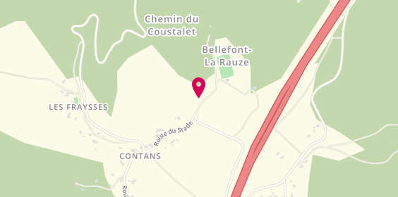 Plan de MS 46 | Électricité Générale & Climatisation, 427 Route du Stade, 46090 Bellefont-La Rauze