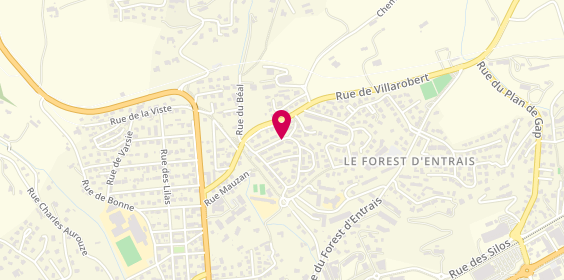 Plan de CRAUSSE-GOSSELIN André, 10 Avenue de Chabrieres, 05000 Gap