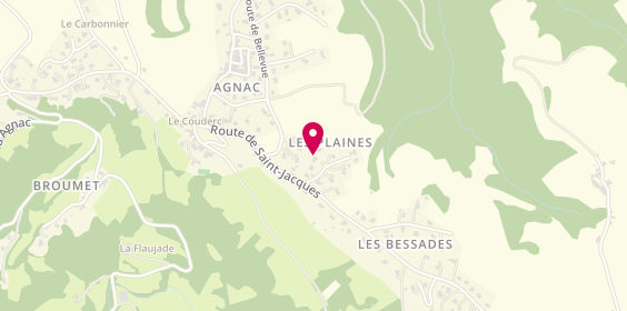 Plan de Acquier Laurent, 103 lotissement des Htes Plaines Agnac, 12300 Flagnac