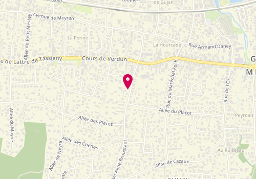 Plan de SAE Chassaing, 28 Rue Aimé Broustaut, 33470 Gujan-Mestras