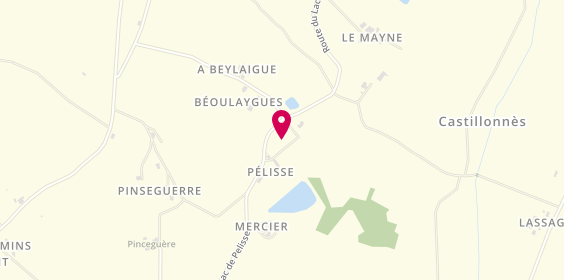 Plan de ARGIVIER Sébastien, Broussely Lieu-Dit Guillamau, 47330 Douzains