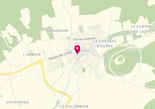 Plan de JMC Thermelec, Le Village 4 Route Bourdeaux, 26400 Saou