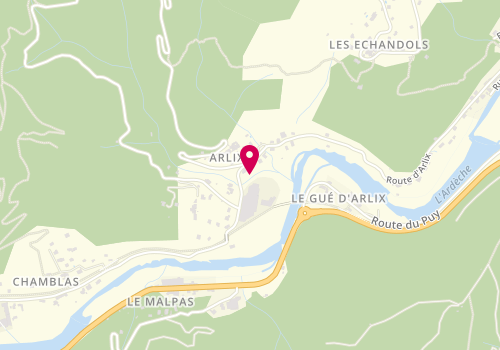 Plan de Pol.y.services, Quartier Arlix, 07600 Vals-les-Bains