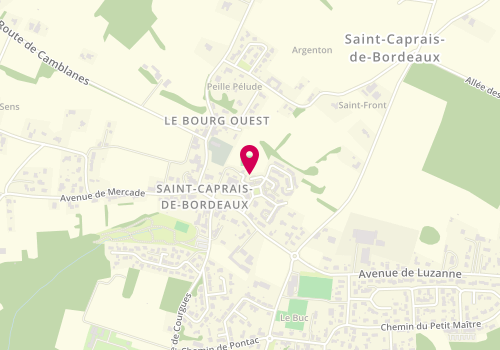 Plan de BOS Eric, 1 Impasse des Oeillets, 33880 Saint-Caprais-de-Bordeaux