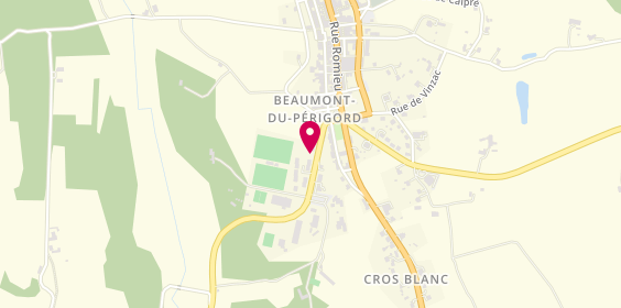 Plan de Gbha Bat, Beaumont du Perigord 17 Avenue Alsace, 24440 Beaumontois-en-Périgord