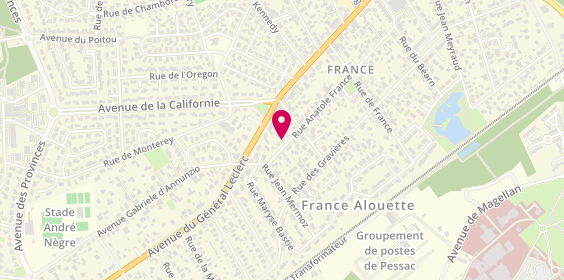 Plan de Daceo, 63 Rue Anatole France, 33600 Pessac