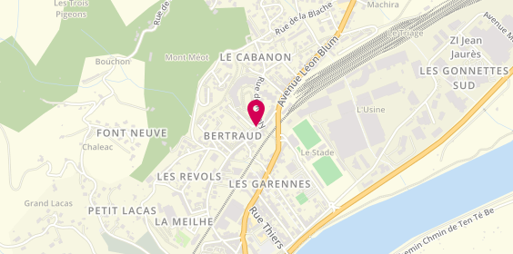 Plan de BERINI David, 41 Rue Bertraud, 07800 La Voulte-sur-Rhône