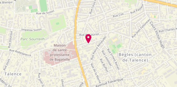 Plan de Adeg 33, 43 Rue Amédée Berque, 33130 Bègles