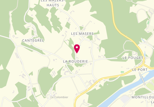 Plan de Mathieu Elec Services, Rouderie La, 24200 Vitrac