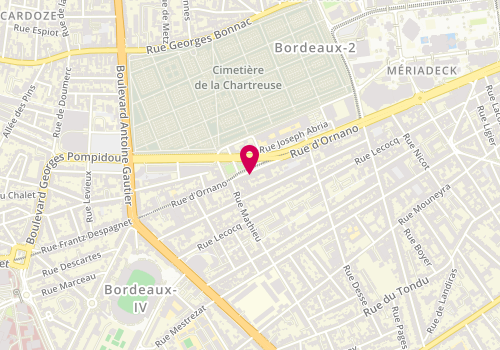 Plan de MAGIERA Eric, 242 Bis Rue d'Ornano, 33000 Bordeaux