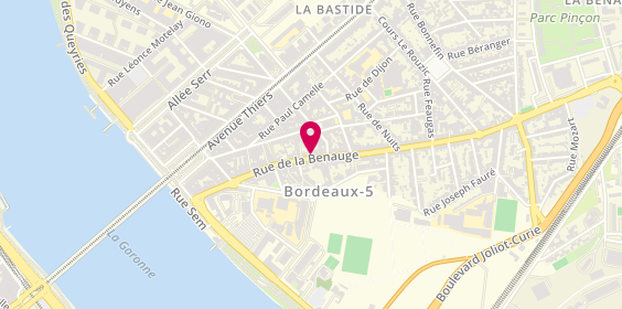 Plan de Antelec 33, 78 Rue de la Benauge, 33100 Bordeaux
