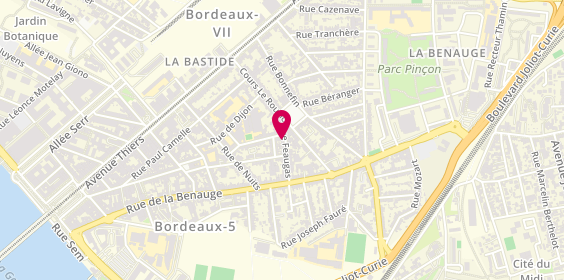 Plan de Antesla, 17 Rue Feaugas, 33100 Bordeaux