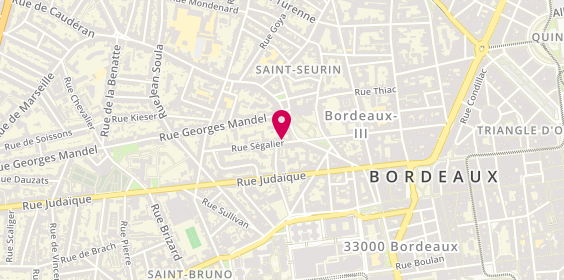 Plan de Watt'Itude, 7 Rue Segalier, 33000 Bordeaux