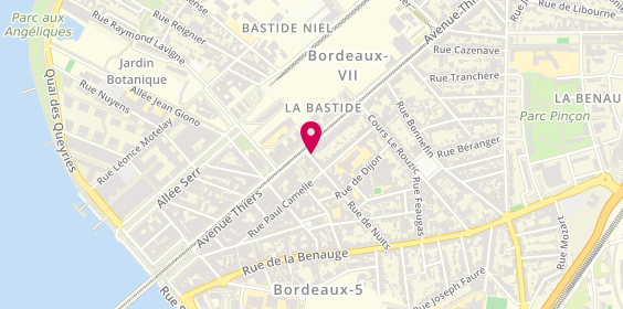 Plan de RP elec33, 91 avenue Thiers, 33100 Bordeaux